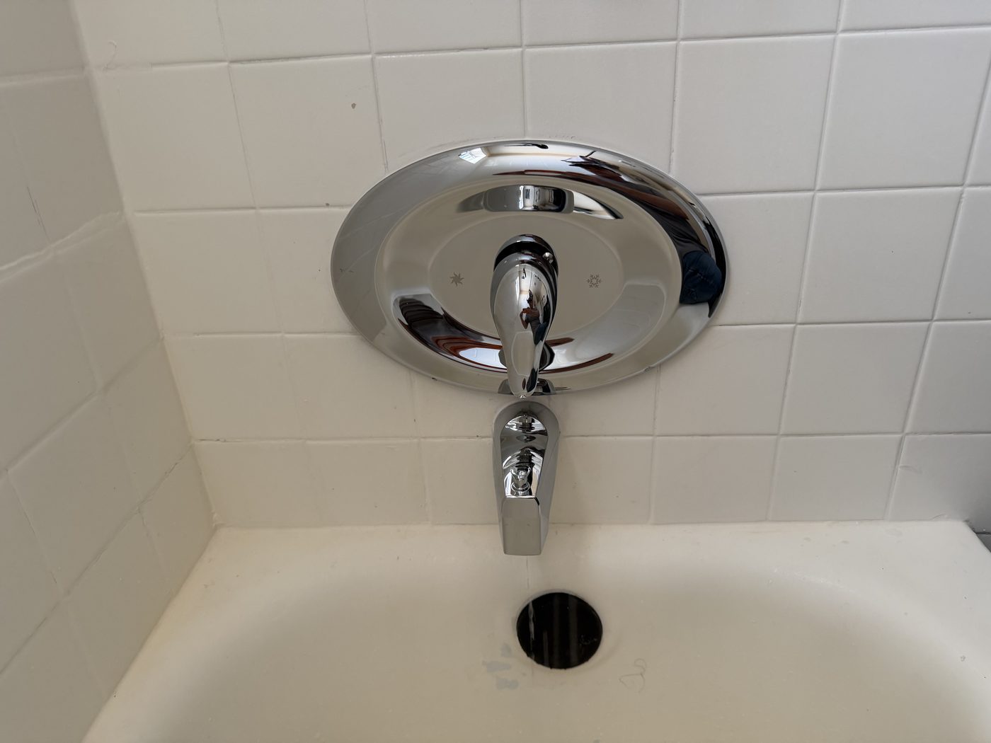 Bathroom remodel chrome fixture installation Las Vegas plumber
